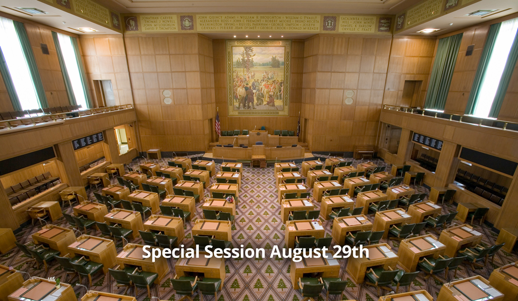Oregon’s legislature has scheduled a special session for August 29th to address major transportation-related funding
